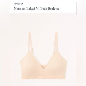 Abercrombie Next to Naked V-Neck Bralette